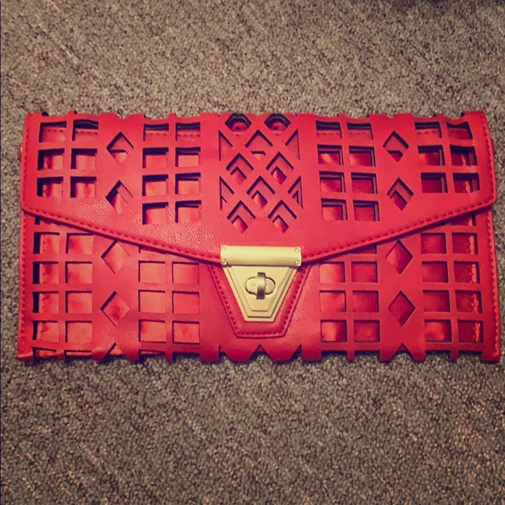 Red Clutch/Crossbody